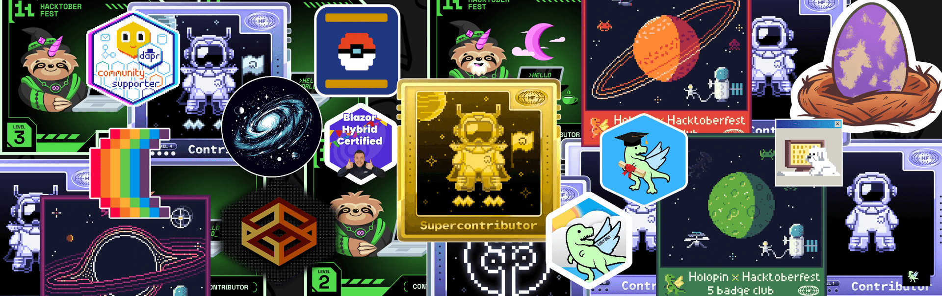 An image of @hansrv's Holopin badges